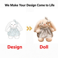 Peluche Lapin Mignonne à Longues Oreilles pour Décoration de Chambre et Maison, Jouet en Peluche Simulé et Moelleux, Vente en Gros Disponible