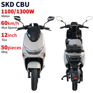 มอเตอร์ไซค์รุ่นใหม่ CKD SKD ขนาด 12 นิ้ว 1100/1300 วัตต์ ความเร็ว 60 กม./ชม. โมเพดปรับแต่งได้สำหรับผู้ใหญ่ - Product Image 1