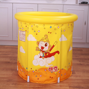 <span class=keywords><strong>Baignoire</strong></span> <span class=keywords><strong>gonflable</strong></span> pliable en PVC, Design Unique, Portable, pour bébé - Product Image 4