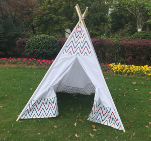 <span class=keywords><strong>Tienda</strong></span> de dormir <span class=keywords><strong>Tipi</strong></span> de lona de algodón para niños de alta calidad - Product Image 3