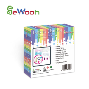 2020 FAI DA TE giocattolo unicorno di arte della parete della parete della decorazione appesa animale del mestiere del giocattolo per i bambini - Product Image 4