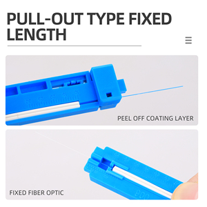 <span class=keywords><strong>Strumenti</strong></span> per Fibra Ottica 2 in 1: Guide Pieghevoli per Spellatura a Lunghezza Fissa e Barra Guida per Fibra con Spelafili e Guida di Taglio - Product Image 5