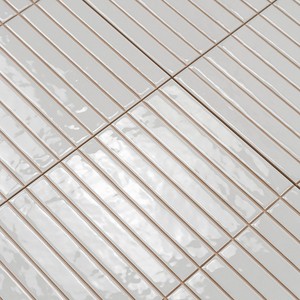 Piastrella Pretagliata Graz Bianca 35 X 35 Cm Finitura Lucida Bordi Irregolari Per Uso a Parete e Pavimento - Product Image 5