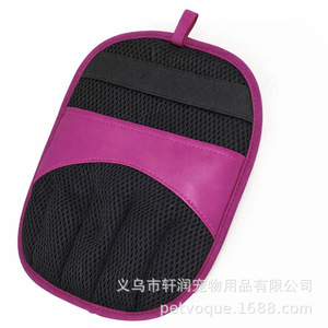 ถุงมือกำจัดขนสัตว์เลี้ยง สีฟ้า 24x18 ถุงมือกรูมมิ่งไฟฟ้าสถิตสำหรับแมว สุนัข - Product Image 2