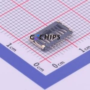 TF-06A SD Card / Memory Card Connector SMD Connector Plug-In Type MicroSD Card (TF Card) Card Holder 1.5mm - Product Image 2
