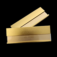 Badges nominatifs en aluminium vierges personnalisables en gros avec impression UV et galvanoplastie, style tendance pour usage DIY