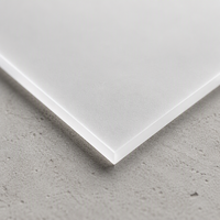 Feuille diffuseur en acrylique translucide dépoli, panneau de diffusion de lumière mat, découpe laser, traitement personnalisé Gaoliangguang