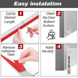 Dlseals được sử dụng như gió bụi âm thanh và Nhiệt Cách Nhiệt Con dấu cao su niêm phong Dải dưới con dấu cho cửa ra vào con dấu dải - Product Image 4