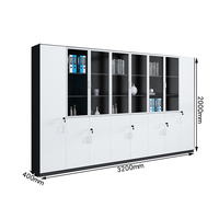 Armoire de rangement de grande capacité en bois massif moderne, idéale pour l'extérieur, les écoles, les hôtels et les bureaux – Meilleure vente