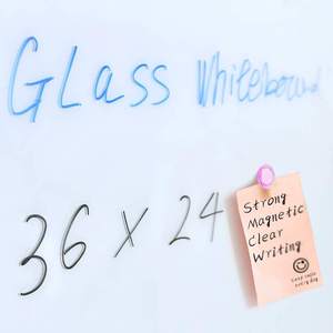 Hot Sale Customized Magnetic <strong>Glass</strong> <strong>Whiteboard</strong> New Dry Erase Writing Board in White Color - Product Image 5