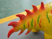Équipement d'attraction pour aire de jeux publique intérieure/extérieure pour enfants, animatronique en acier grandeur nature à monnayeur, pour centre commercial et aire de jeux