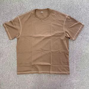 Produttore <span class=keywords><strong>di</strong></span> t-shirt in cotone Vintage a tracolla con <span class=keywords><strong>filo</strong></span> da cucito inverso t-shirt da uomo Plus Size Street Wear t-shirt - Product Image 5