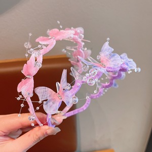 <strong>2025</strong> New Kids Colorful Headband Princess Wavy Teeth Hair Band Non-Slip <strong>Girls</strong> Hair Accessories for Party Gift