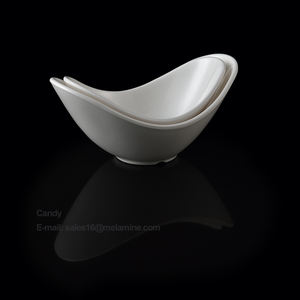 Ensemble de bols durables bon marché en gros bol en mélamine 100% en forme de <span class=keywords><strong>bateau</strong></span> incassable - Product Image 4