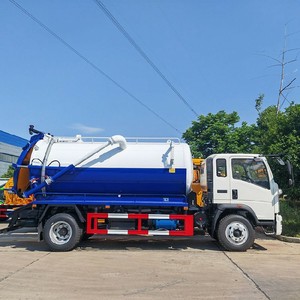 Camión de succión y limpieza de aguas residuales Sinotruk Howo 8000L de alta eficiencia para eliminación de residuos - Product Image 2