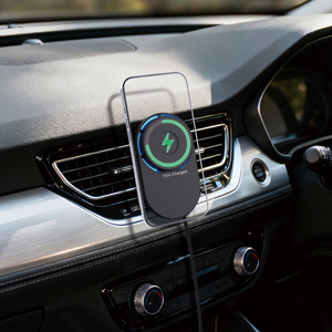 <span class=keywords><strong>Chargeur</strong></span> de voiture sans fil avec câble rétractable intégré QI2.2 25W, charge rapide sans fil pour iPhone 17/16/15/14/13/12, pour <span class=keywords><strong>AirPods</strong></span> - Product Image 5
