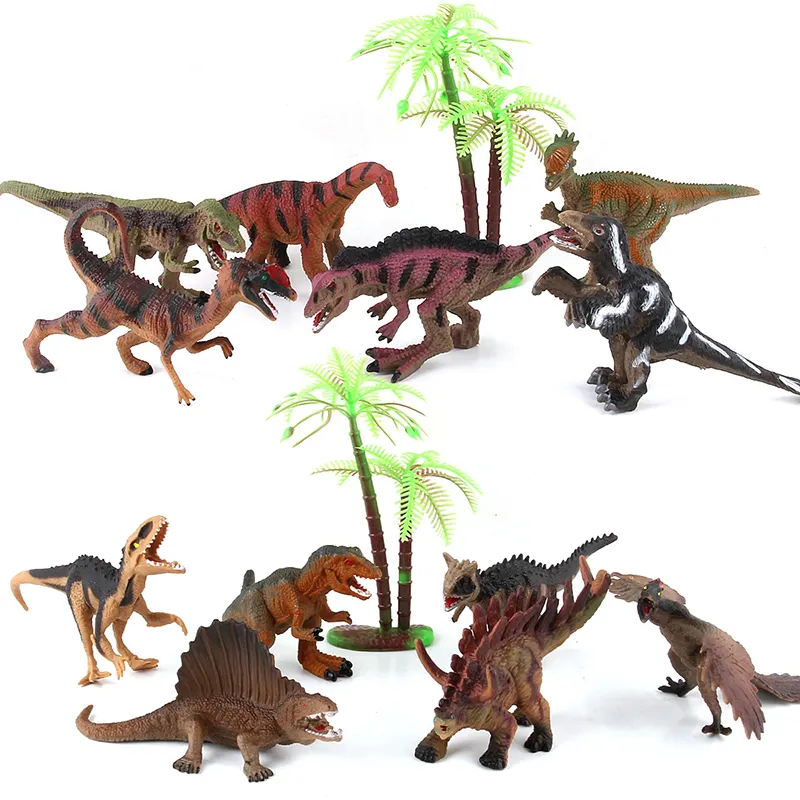 Modelo do dinossauro do jurássico parque, conjunto de brinquedo figura de animal para crianças, brinquedos educativos