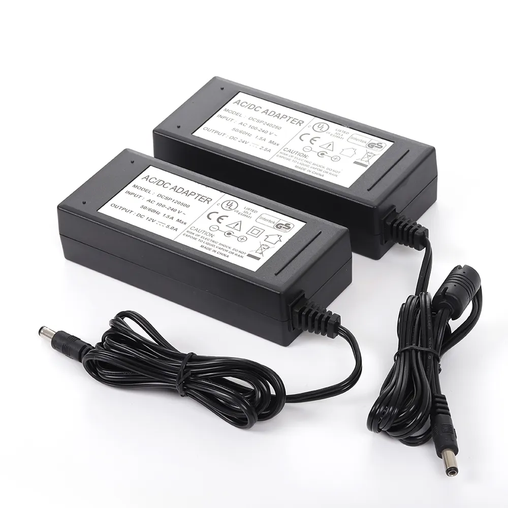 Free sample 12v 5a power adapter 12 volt 5 amp adapter KC CE UKCA