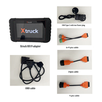 Scanner de diagnostic pour camions lourds Xtruck HD19 12V 24V, équipement de diagnostic complet pour véhicules diesel commerciaux