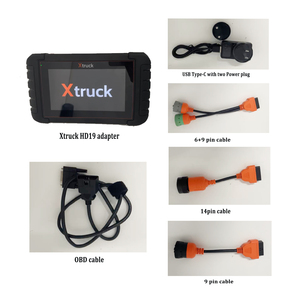 Xtruck HD19 Heavy Duty <b>Truck</b> Diagnostic Scanner 12V 24V Full System Commercial Diesel Vehicle Diagnostic Equipment - Product Image 4
