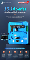 Programmeur de puces intégré JC 14-en-1 X à 17 Pro Max pour la réparation de la puce logique et de l'EEPROM des bandes de fréquences Intel Qualcomm pour iPhone X à 17 Pro Max