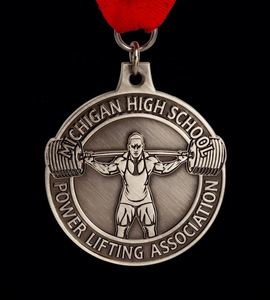 เหรียญรางวัลการแข่งขันฟิตเนสเพาะกายแบบกำหนดเอง โลโก้ 3 มิติ เหรียญกีฬามวยปล้ำแบบกลวง ผลิตและชุบเคลือบ - Product Image 2