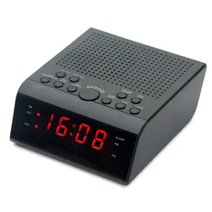 HS-31C Radio Fm Chất Lượng Cao Radio Đồng Hồ Báo Thức Với Pin Radio Đồng Hồ Dự Phòng Cho Phòng Ngủ