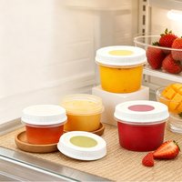 Emballage tendance pour yaourt, pot en plastique PP5, gobelet à pudding, boîte à glace, boîte d'emballage pour dessert, logo personnalisé, vente en gros directe d'usine