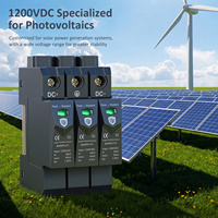 Parafoudre industriel Baiwei 3P gris T2 SPD 1500V DC 40kA pour système solaire, protection contre la foudre enfichable