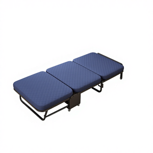 Cama Plegable con Marco de Hierro al por Mayor del Fabricante, 70% de Descuento, Cama Individual Plegable Ajustable para Uso en Oficina - Product Image 1
