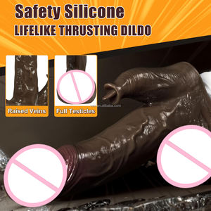 Sacknove Afstandsbediening Verwarmd Elektrisch Apparaat Volwassen Seksspeeltjes Dat Op En Neer Beweegt Paddestoelhoofd Realistische Dildo Machinegeweer - Product Image 4