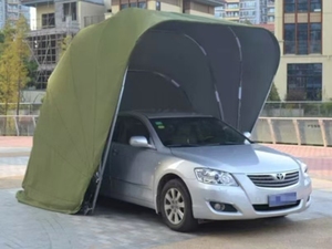 Nouveau abri de voiture moderne et simple, grand format 5.9x2.5x2.45m, portable, étanche, durable, <span class=keywords><strong>en</strong></span> acier thermolaqué, semi-automatique - Product Image 2