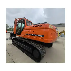 Korea Used 22Ton DOOSAN DX225 Hydraulic large Digger Crawler Excavators For Sale