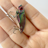 XUHANG JF50 VIB Blade Bait Set de 5 leurres mixtes styles A/B 5g-20g en alliage de zinc, coulants, longue portée pour brochet, brochet de rivière et lac