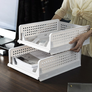 Tốt Nhất Bán Có Thể Gập Lại Organizer Box <span class=keywords><strong>Stackable</strong></span> Gấp Nhựa Lưu Trữ Ngăn Kéo Cho Quần Áo Đồ Lặt Vặt - Product Image 5