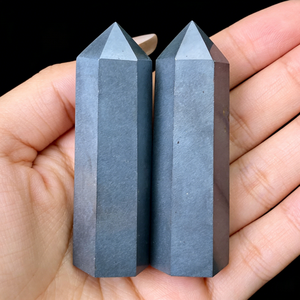Torre de Cristal de Shungita Natural de Alta Calidad para Decoración y Regalo, Venta al por Mayor - Product Image 2