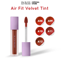 Gloss à lèvres coréen Black Rouge modèle A09, texture légère, effet velours, teinte mate longue tenue, haute pigmentation, 4,5 g, 4 couleurs