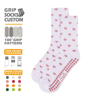 Chaussettes de yoga et de Pilates pour femmes, style sportif, antidérapantes, respirantes, logo personnalisé, chaussettes à grip, chaussettes de yoga antidérapantes, personnalisées