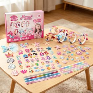 Educational Hair Craft Kit Girls DIY <b>Headbands</b> Clips Ribbons Gems Butterflies Hands on Activity Present Supplier - Product Image 1