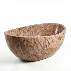 Bañeras Ovaladas Modernas de Lujo Hechas a Medida, Exclusivas, Multicolores, Rojas, Independientes, para Baño, Villa, Hotel, Casa - Product Image 3