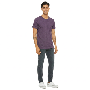 T-shirt unisexe respirant en jersey 100% coton à manches courtes élégant pour homme - Product Image 1