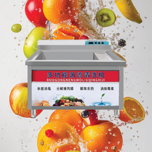 Machine à laver les légumes commerciale, stérilisateur à ozone, élimine les résidus de pesticides - Product Image 1
