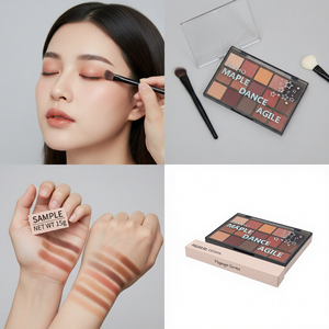 Nueva Paleta de Sombras de Ojos Mineral de 15 Colores Maple Dance Dynamic, Tonos Tierra, Brillante, Mate, Satinado, Glitter, Gran Formato, Estilo Europeo - Product Image 6