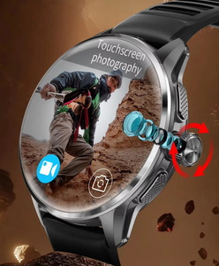 <span class=keywords><strong>Montre</strong></span> connectée sportive H100 avec 4G WiFi GPS Caméra HD Appel vidéo NFC Batterie 950MAH Écran IPS Android/iOS - Product Image 3