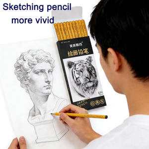 Crayons promotionnels 2B/3B/4B/5B/6B/78 pour l'écriture et le <span class=keywords><strong>dessin</strong></span>, idéaux pour les étudiants en art, l'école, l'écriture, la peinture pour enfants, crayons <span class=keywords><strong>de</strong></span> qualité usine - Product Image 2