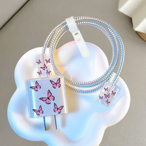 In magazzino <span class=keywords><strong>5</strong></span> in 1set di protezione del caricatore cavo di protezione <span class=keywords><strong>Cover</strong></span> custodia simpatico cartone animato Design caricatore del telefono protettore per <span class=keywords><strong>iPhone</strong></span> - Product Image 6