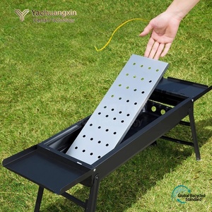 Parrilla de Carbón Plegable Yachuangxin, Parrilla Metálica para Acampar al Aire Libre, Portátil, Desmontable, Diseño Reforzado - Product Image 5