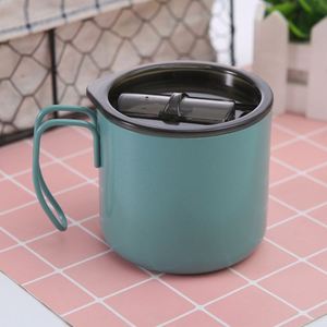 304 Stainless Steel Vacuum Coffee <b>Mug</b> With Lid and Handle Modern Simple Design Wholesale - Product Image 5