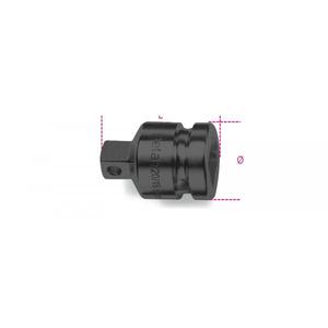 BETA - 007300810 Adaptador de impacto 1,1/2 ''hembra y 1'' macho drives - EAN 8014230030579 TOMAS DE IMPACTO Y ACCESORIOS - Product Image 1