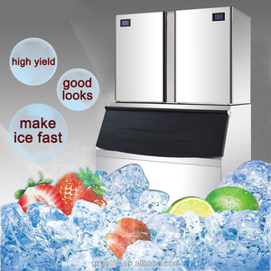 Machine à glaçons professionnelle commerciale, capacité 750 kg/24 heures, vente directe usine, unité de production de glace, certifiée CE - Product Image 2